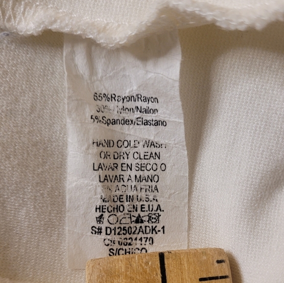 Lulu’s Sheath White Mini Dress Exposed Zipper sz S - Picture 8 of 10